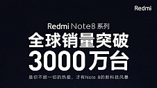 Redmi Note 8系列全球销量突破3000万台 全球爆款当之无愧