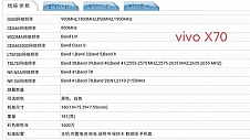 vivo X70系列更多配置曝光 猎户座版本随后发布