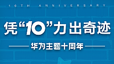 华为主题十周年共创海报还能这么玩？